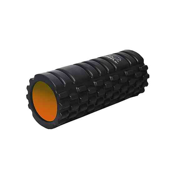 Масажний ролик (роллер) PowerPlay 4025 Massage Roller Чорно-помаранчевий (33x15см.) Кам'янське