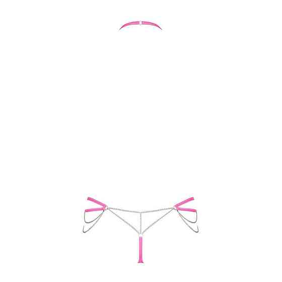 Комплект Obsessive Chainty set Малиновый L/XL Sex Aura Киев