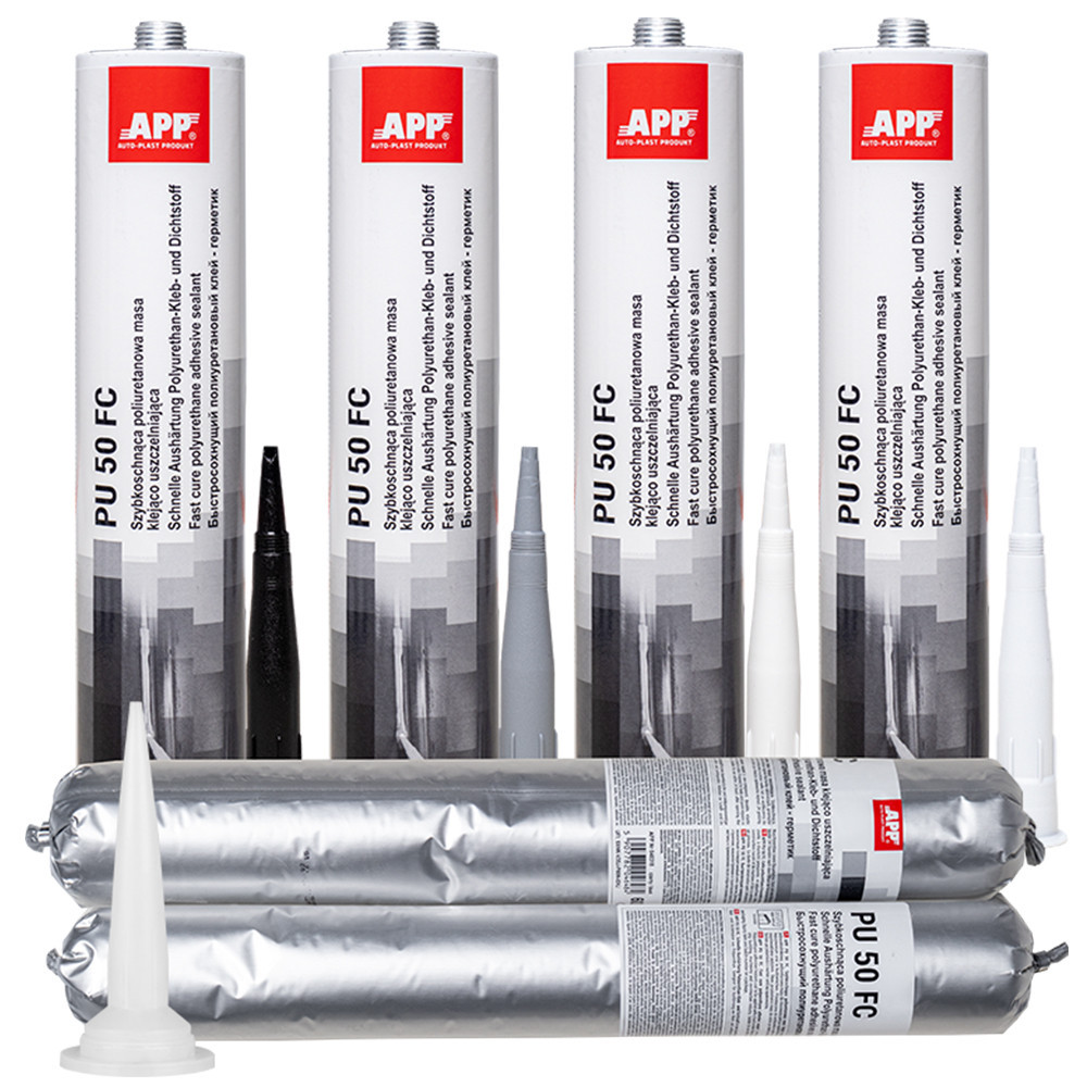 Герметик поліуритановий PU50 FC (швидкосохнучий) чорний 310мл APP, 040323 Киев - изображение 1
