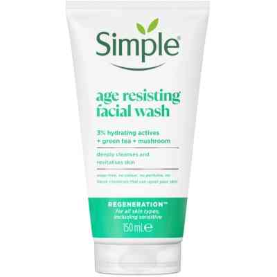 Гель для вмивання Simple Regeneration Age Resisting Facial Wash 150 мл (5011451104020) Вінниця