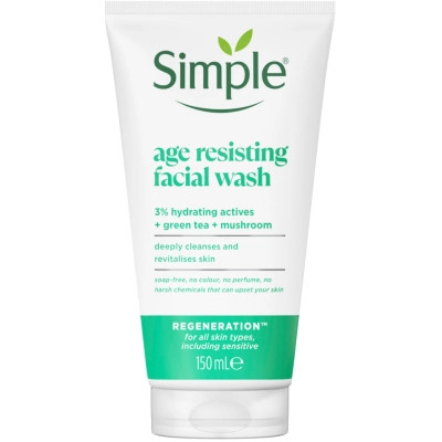 Гель для умывания Simple Regeneration Age Resisting Facial Wash 150 мл (5011451104020) Винница - изображение 1