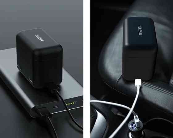 Зарядка Insta360 X3 два слоти закрита Telesin S0-BCG-03-TIS Київ