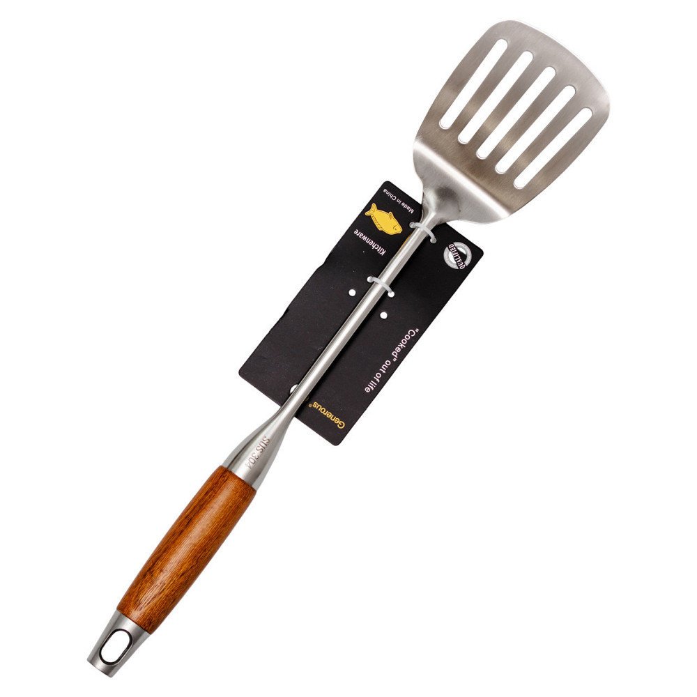 Лопатка кухонная для сковороды 39 (см) из нержавейки HP-8-43 Киев - изображение 4