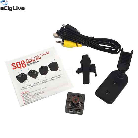 Міні Камера SQ8 (1080p, 30fps) 12MP датчик руху, ІЧ нічний режим, реєстратор Київ