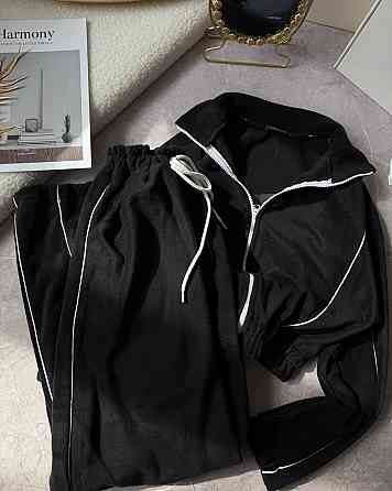 Жіночий теплий прогулянковий костюм з кантом двухсторонній фліс Одеса