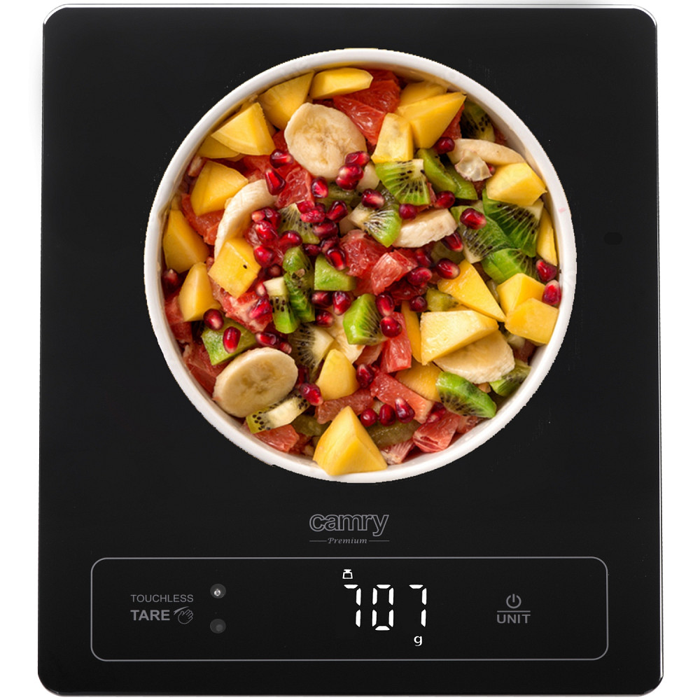 Ваги кухонні Camry CR 3175 black електронні/ 15кг/ г; мл, унція/ 3хААА/ автовимкнення/ скло Вінниця - фото 6