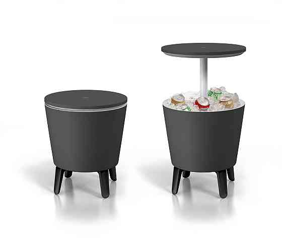 Стіл-трансформер Keter Cool Bar, графіт Київ