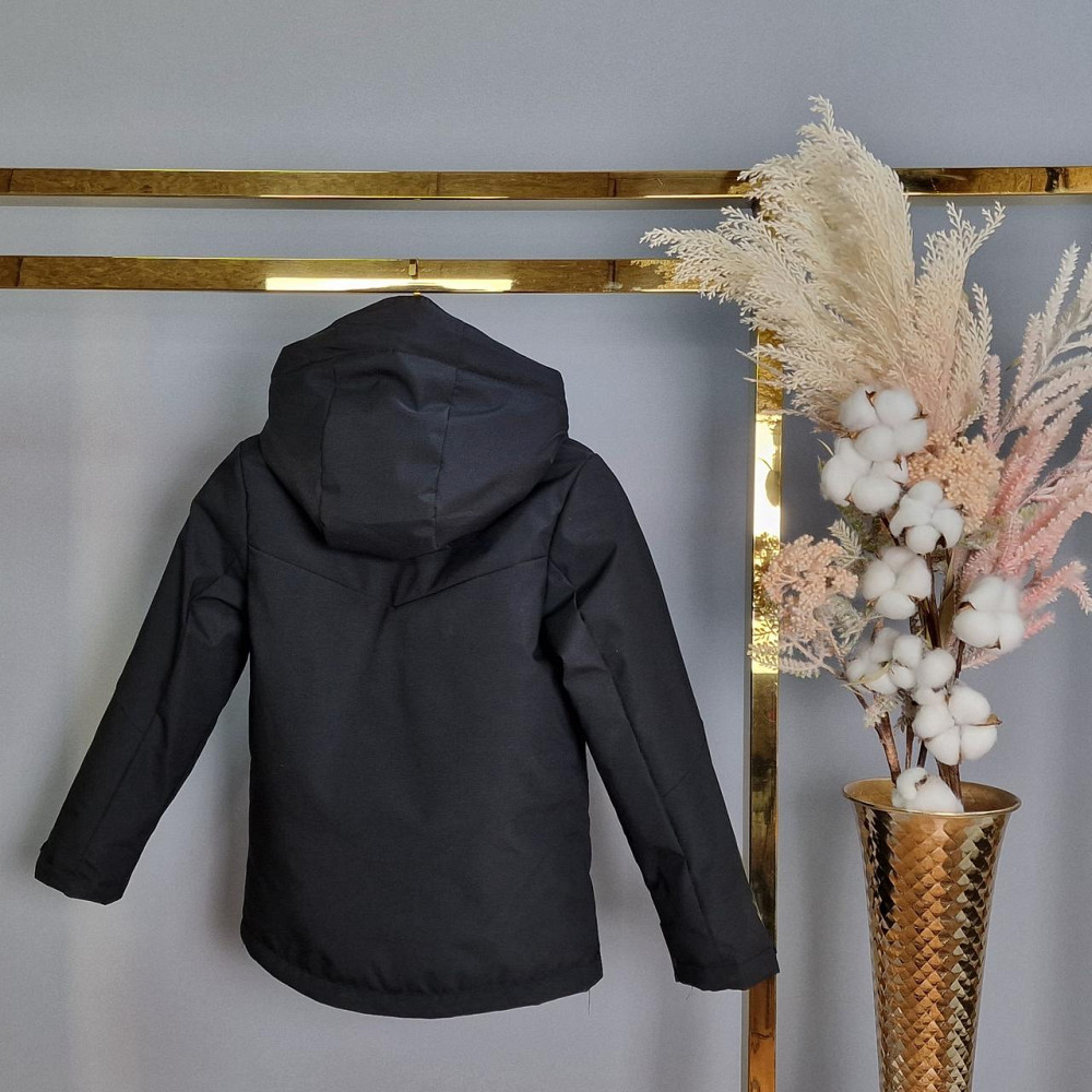 Демисезонная черно-красная куртка для мальчиков 110,116,122,134 Николаев - изображение 3