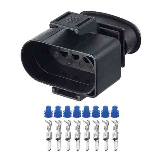 Роз'єм конектор 8-кон., 3A0973834, VAG Германия, Франция, Германия універс., Моторний Audi, Bugatti, Porsche, Seat, Skoda, VW Київ