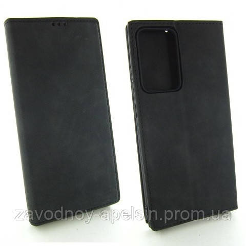 Чохол книжка Samsung N985 Note 20 ultra Преміум (чорний) Одеса - фото 1