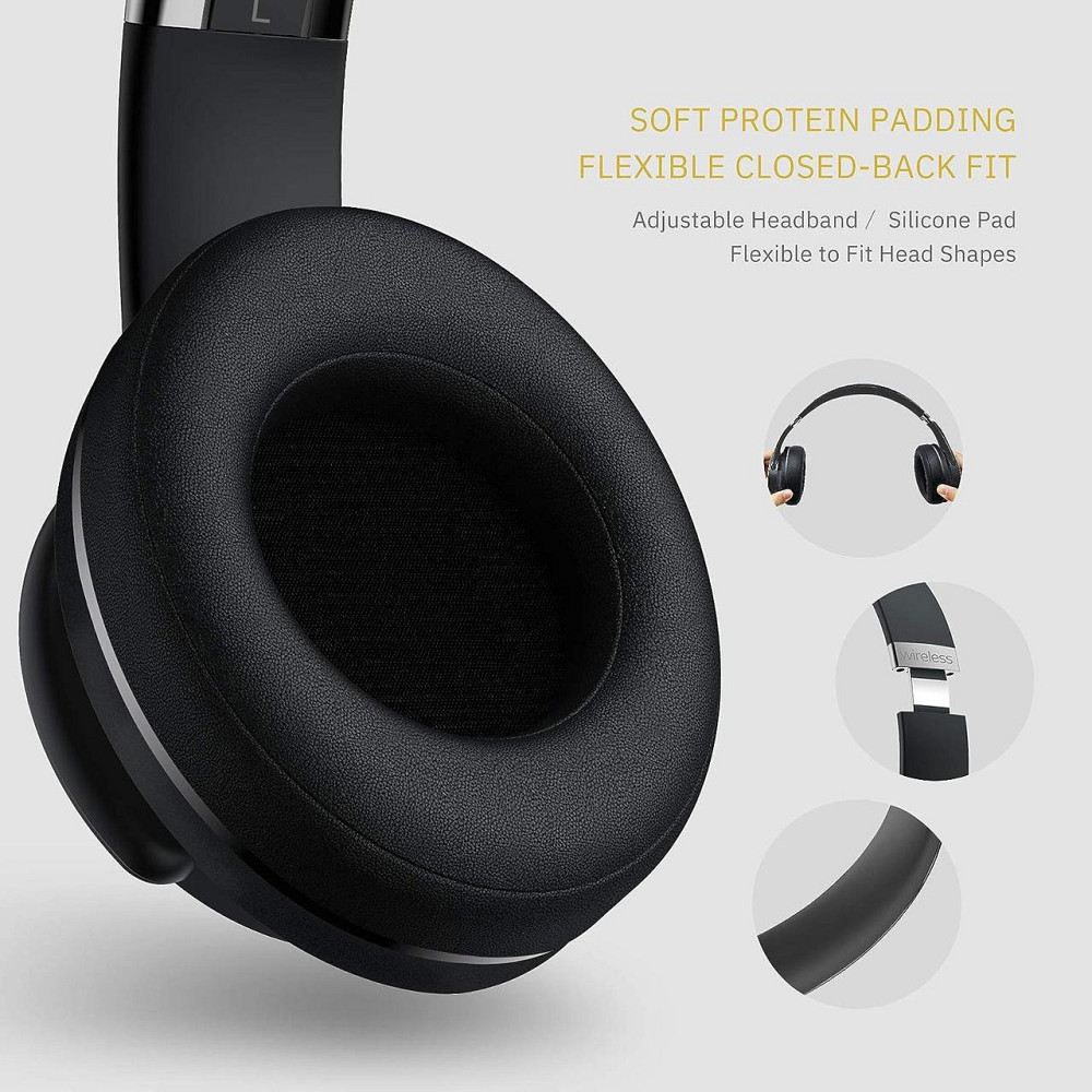 Bluetooth-наушники DOQAUS Care 1: 52 часа музыки, 3 режима эквалайзера, Hi-Fi стереозвук и мягкий комфорт Киев - изображение 15