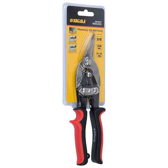 Sigma Ножницы по металлу левые 250мм CrV SIGMA (4331211) Київ