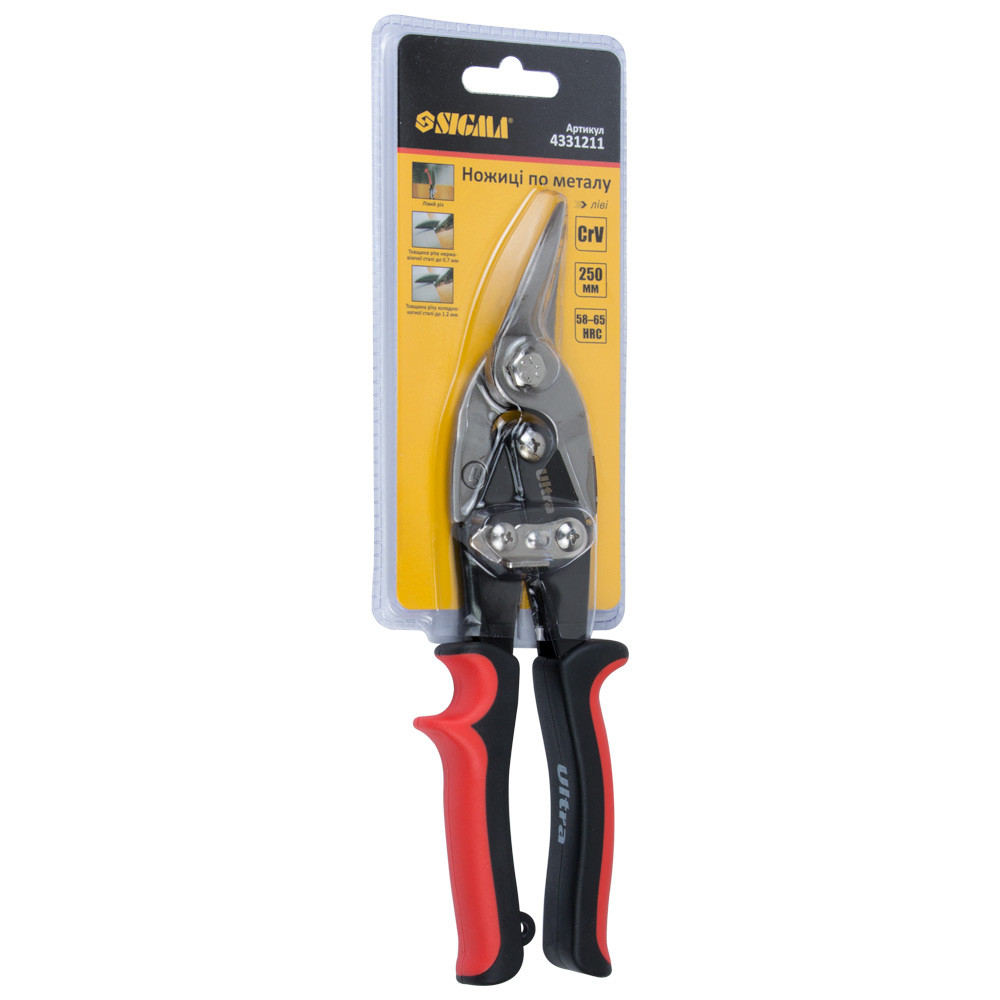 Sigma Ножницы по металлу левые 250мм CrV SIGMA (4331211) Київ - фото 3