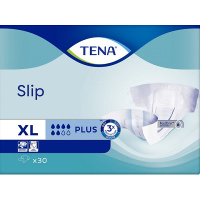 Підгузки для дорослих Tena Slip Plus XL 30 шт 120-160 см 6 крапель (8699114504539) Вінниця - фото 1