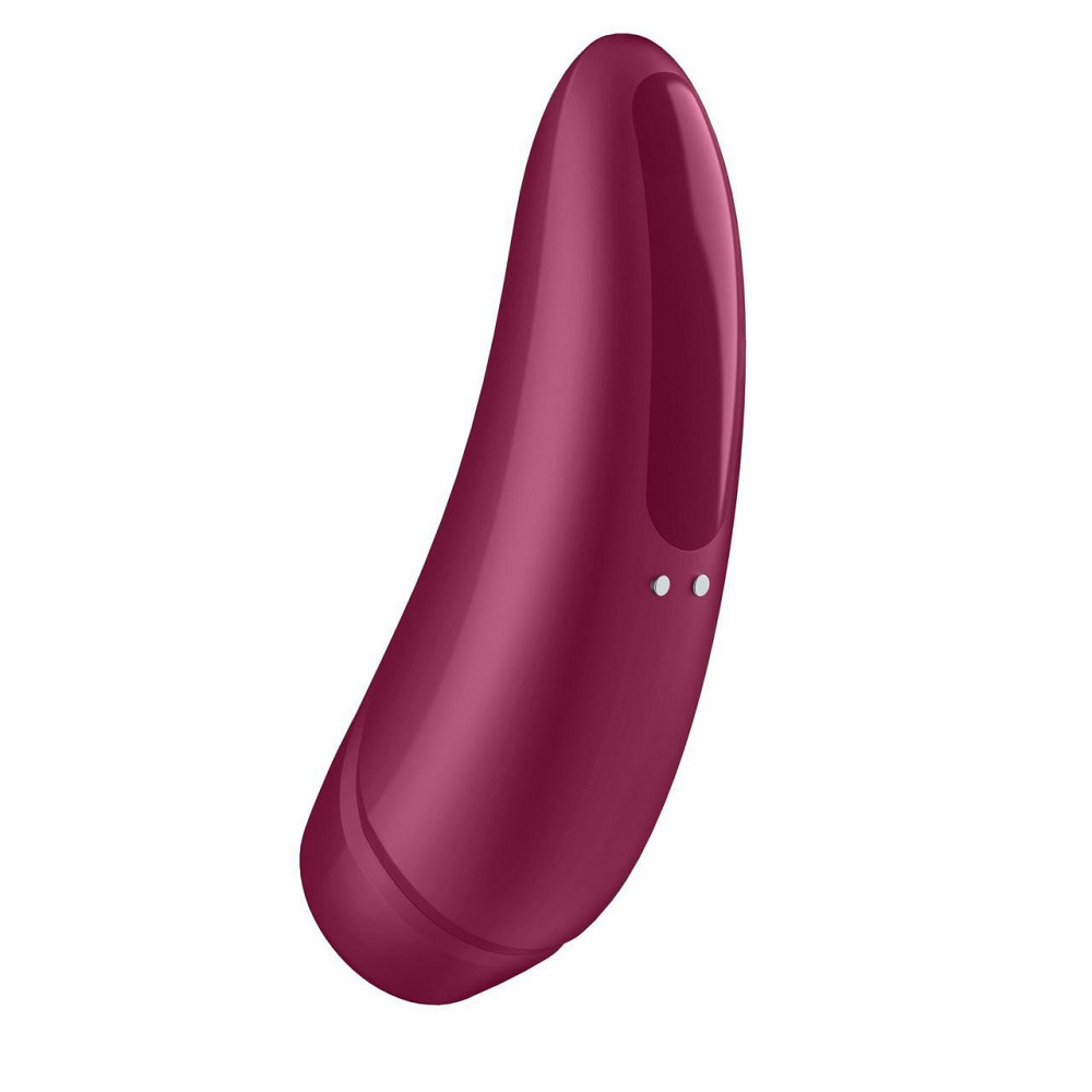 Вакуумный клиторальный стимулятор Satisfyer Curvy 1+ Rose Red с управлением через интернет Sex Aura Киев - изображение 2