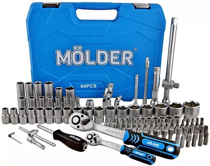 Професійний набір інструментів у кейсі MOLDER MT60094, 94 одиниць Київ - фото 4