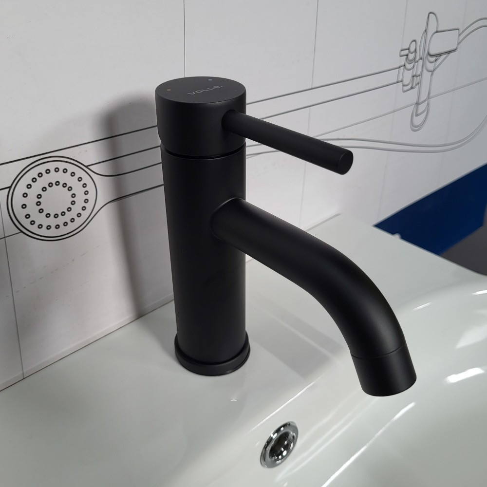 Змішувач для раковини Volle CRUZE de la noche чорний/матовий 1547.010104 Київ - фото 4