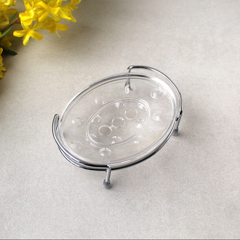 Мильниця овал на хромованій підставці 0109 Харків - фото 3