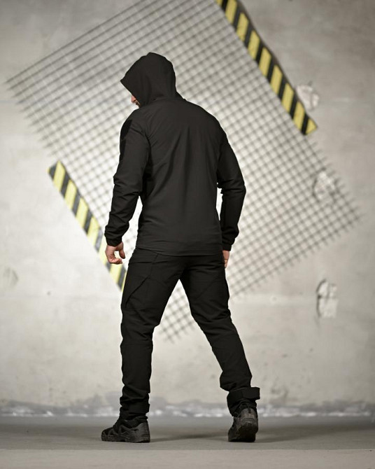 Еластичний тактичний костюм agony чорний НП4880 Одеса - фото 5