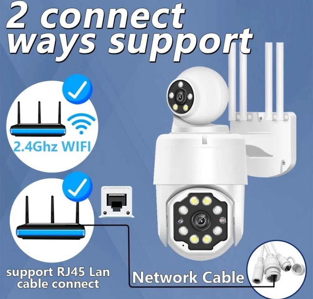 Камера Wifi 8мп 2 об'єктива ×50 зум. Харків - фото 4