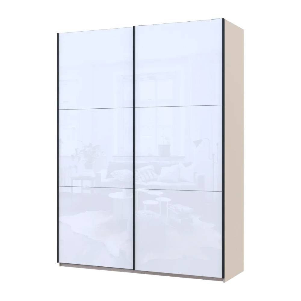 Шкаф купе Doros G-Caiser Кашемир/Белый 2 Скла 3 части 180х60х240 (42005325) (DRS-012241) Львов - изображение 3