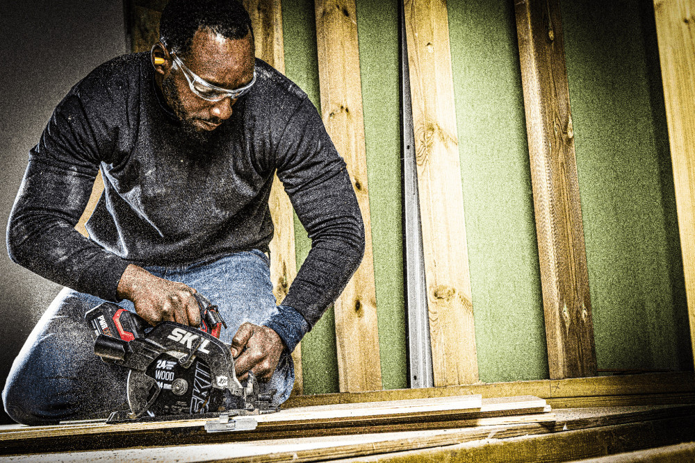 Пилка циркулярная бесщеточная аккумуляторная, SKIL 3571 CA XP + аккумулятор 4,0 Ah + зарядное устройство SW1E3571CA+BC1E3111AA Одесса - изображение 7