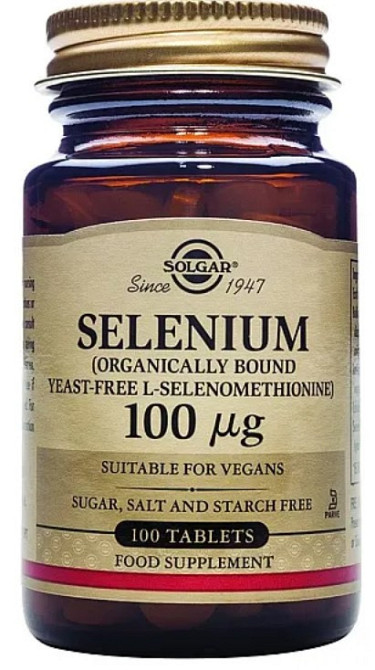 Селен без дрожжей Solgar Selenium Yeast-Free 100 mcg 100табл Киев - изображение 1