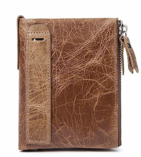 Гаманець чоловічий світло-коричневий (Vintage) Київ - фото 15