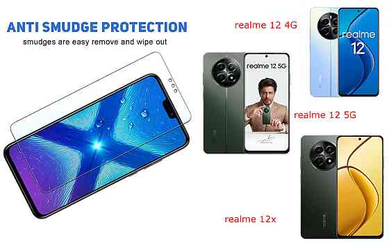 Защитное стекло NeoGlass для realme 12 4G, realme 12 5G, realme 12x – ультрапрозрачное и устойчивое Киев