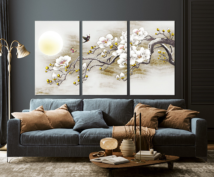 Модульна картина у вітальню/ спальню    Квіти    ART-275_3A 100х150 см Київ - фото 3