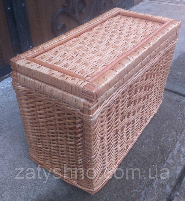 Ящик із лози плетений Київ - фото 2