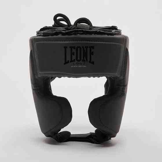 Боксерський шолом Leone CS435 BLACK Edition L (капа у комплекті) Каменское