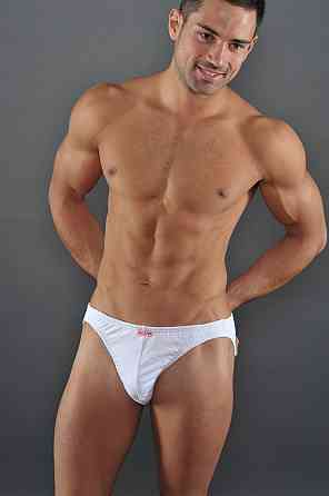 Труси чоловічі бавовна Міні (2 шт.) Lans 04/005 L, Білий Київ