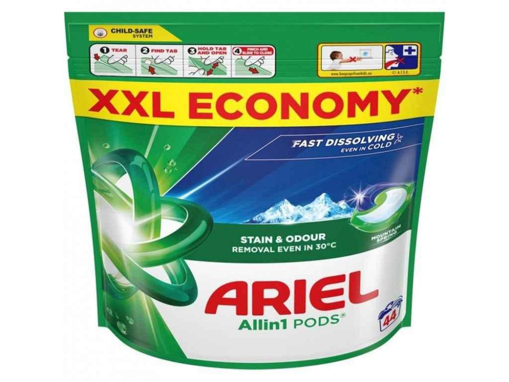 Капсулы для стирки 44шт Pods All-in-1 Горный источник ТМ ARIEL Киев - изображение 1