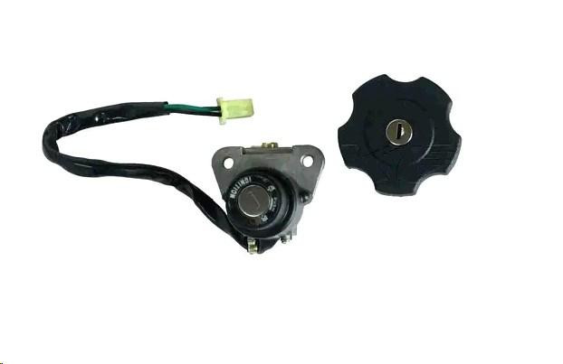 Замок зажигания (комплект) Moto Dragon K166L (+крышка бака) Мукачево - изображение 1