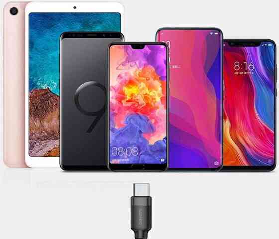 Кабель BASEUS CATKLF-HG1 Cafule Flash Charging Cable Type-c 3A 2M черный/серый Киев