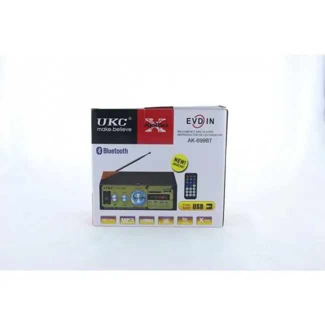 Підсилювач Звуку AMP 699 BT UKC USB та SD слоти, FM радіо Одеса - фото 2