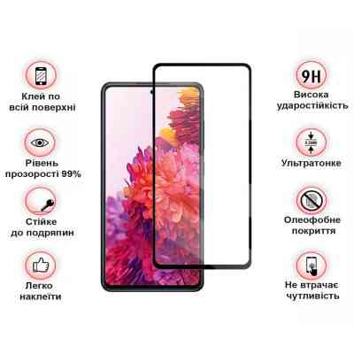 Стекло защитное BeCover Samsung Galaxy S20 FE SM-G780 Black (708812) Винница