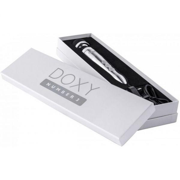 Вибромассажер-Микрофон DOXY Number 3 Satin Finish, Silver Sex Aura Киев - изображение 4