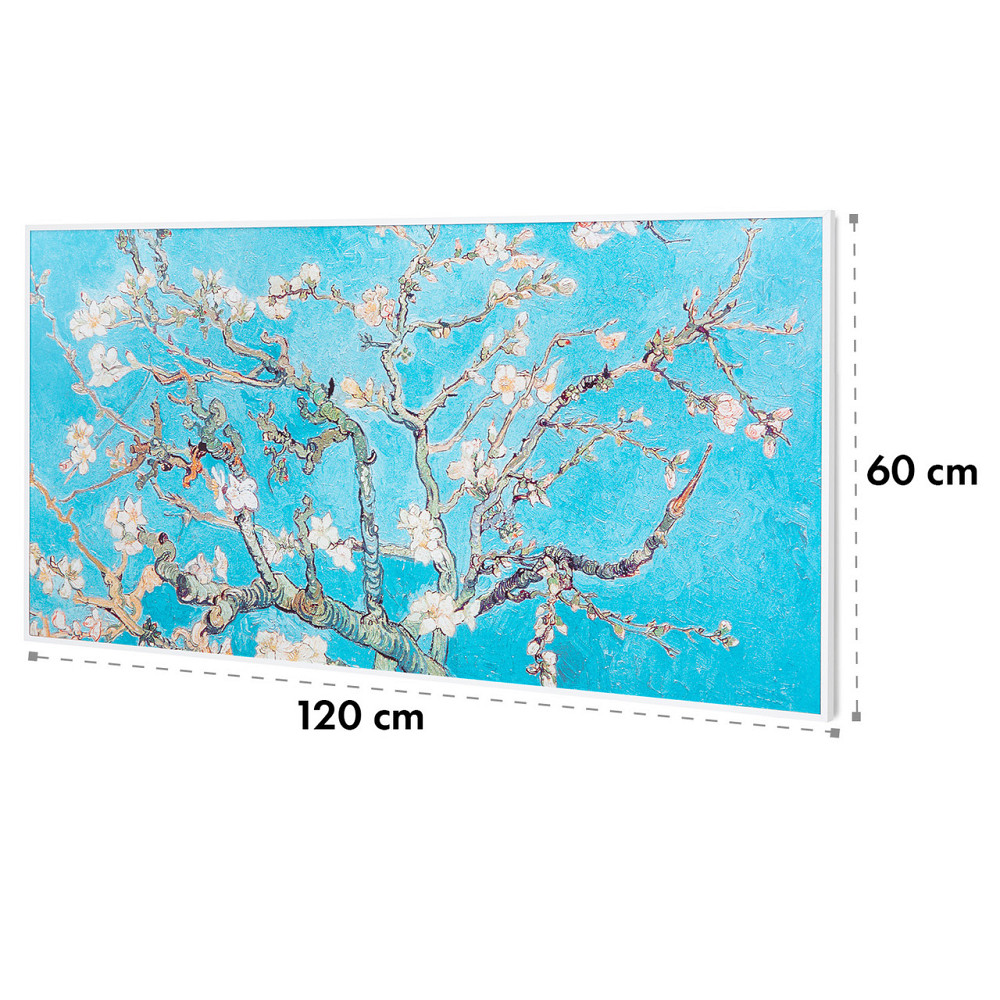 Розумний інфрачервоний нагрівач Wonderwall Air Art 120x60 см, 700 Вт, настінне встановлення, керування через Рівне - фото 9