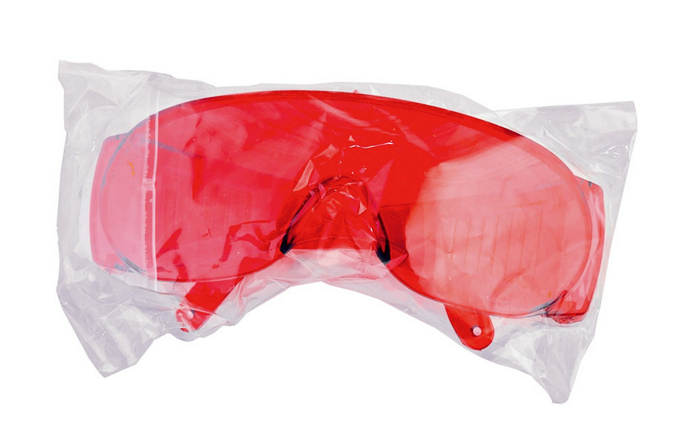 Окуляри відкриті MASTERTOOL ОЗОН панорамна лінза боковий захист червоні 82-0052 Коломыя - изображение 2