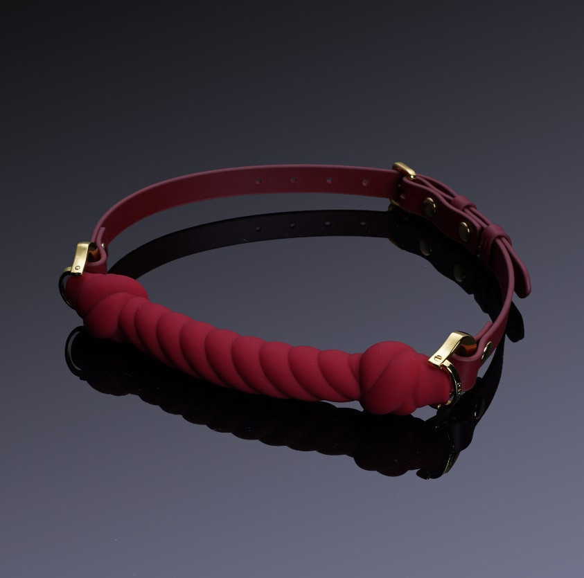 Кляп в форме жгута с узлами UPKO Desire for Mouth Bondage Collection, красный Sex Aura Киев - изображение 1