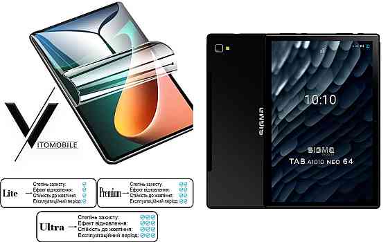 Полиуретановая пленка HyperClear Guard для Sigma Mobile Tab A1010 4G, Tab A1010 Neo Киев