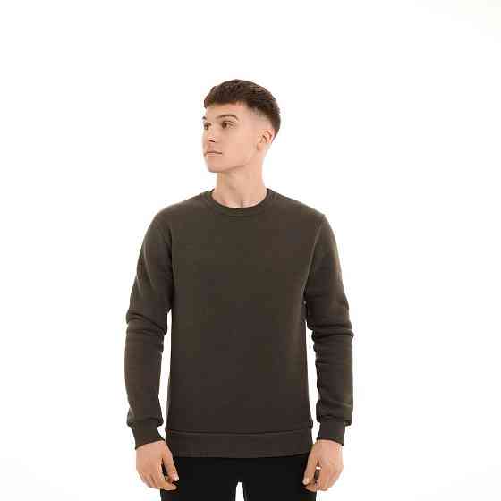 Світшот чоловічий однотонний хакі Pobedov 007 ЗИМА Київ