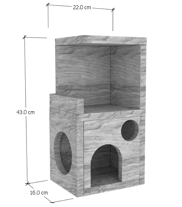 Домик для шиншиллы 