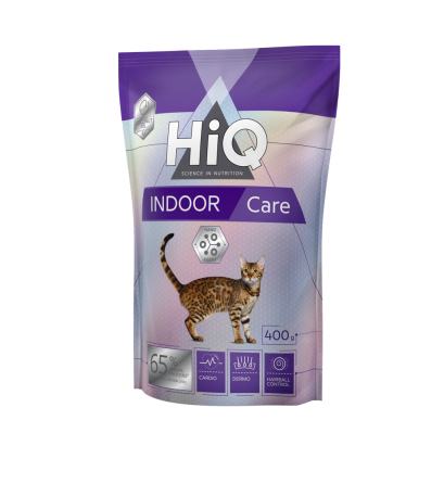 HiQ Indoor Сare Сухий корм для дорослих хатніх кішок, 400 г Київ