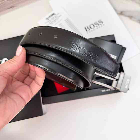 УЦЕНКА!!! Двухстронный ремень из натуральной кожи HUGO BOSS Киев
