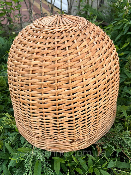 Плетеная люстра круглая из лозы Киев - изображение 9