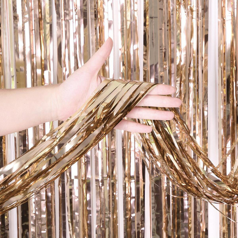 Дощик для фотозони 1 м на 1 м шампань Київ - фото 1