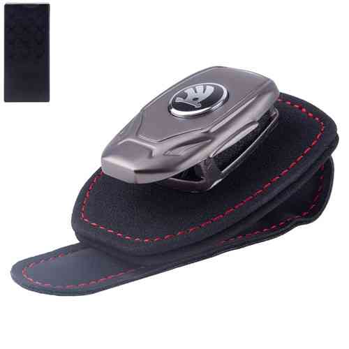 Кожаный держатель-зажим для очков SKODA Харьков